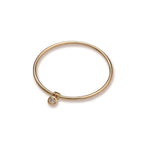 Load image into Gallery viewer, YELLOW GOLD BRACELET WITH DIAMOND CHARM
