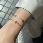 Load image into Gallery viewer, 1 MARQUISE YELLOW GOLD CONTEMPORARY BRACELET
