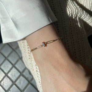 1 MARQUISE YELLOW GOLD CONTEMPORARY BRACELET