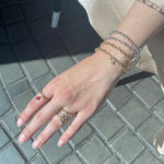 Load image into Gallery viewer, WHITE GOLD TRAILBLAZER BANGLE
