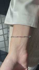 Load and play video in Gallery viewer, 1 MARQUISE WHITE GOLD CONTEMPORARY BRACELET
