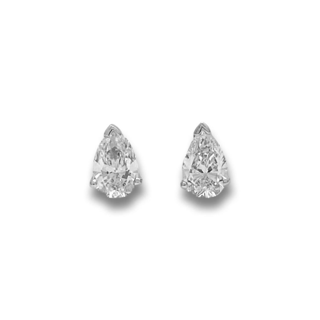 MEDIUM PEAR STUDS