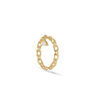 Load image into Gallery viewer, YELLOW GOLD TRAILBLAZER RING WITH TRILLION DIAMOND
